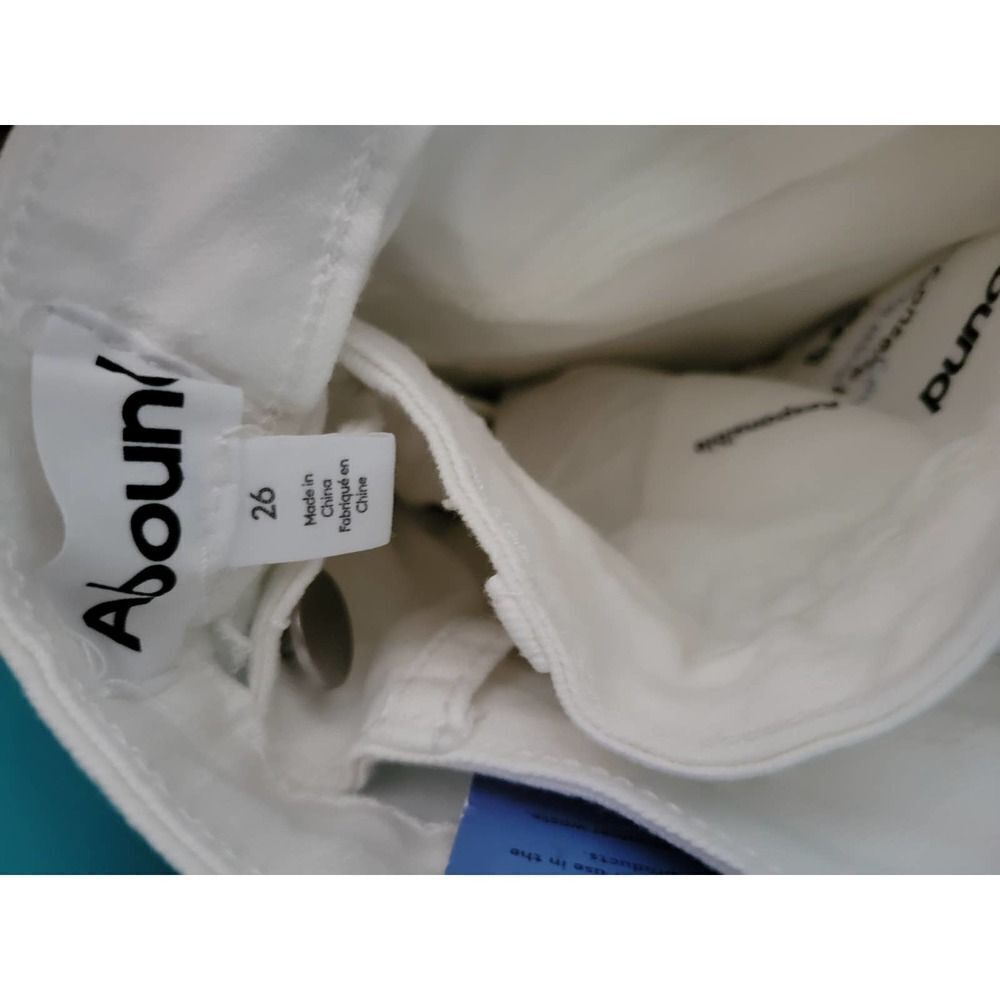 Abound Jeans White New - Picture 3 of 4
